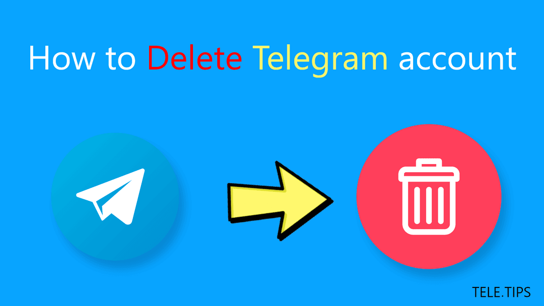 How to delete telegram account